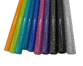 Glitter Tumbler Straw: 40 oz Replacement Plastic Straw