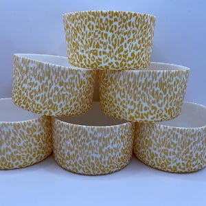 Gold Leopard Tumbler Boot - Silicone Boot- Tumbler Accessories