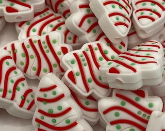 Christmas Tree   Silicone Focal Bead