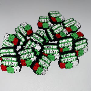 Trick or Treat  Silicone Focal Bead - Halloween Focal