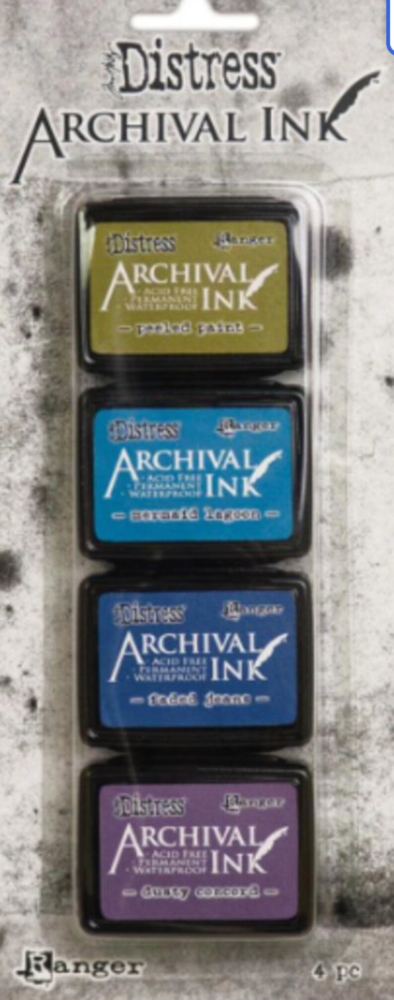Tim Holtz Distress Archival Mini Ink Pad Kit - Ranger - Etsy