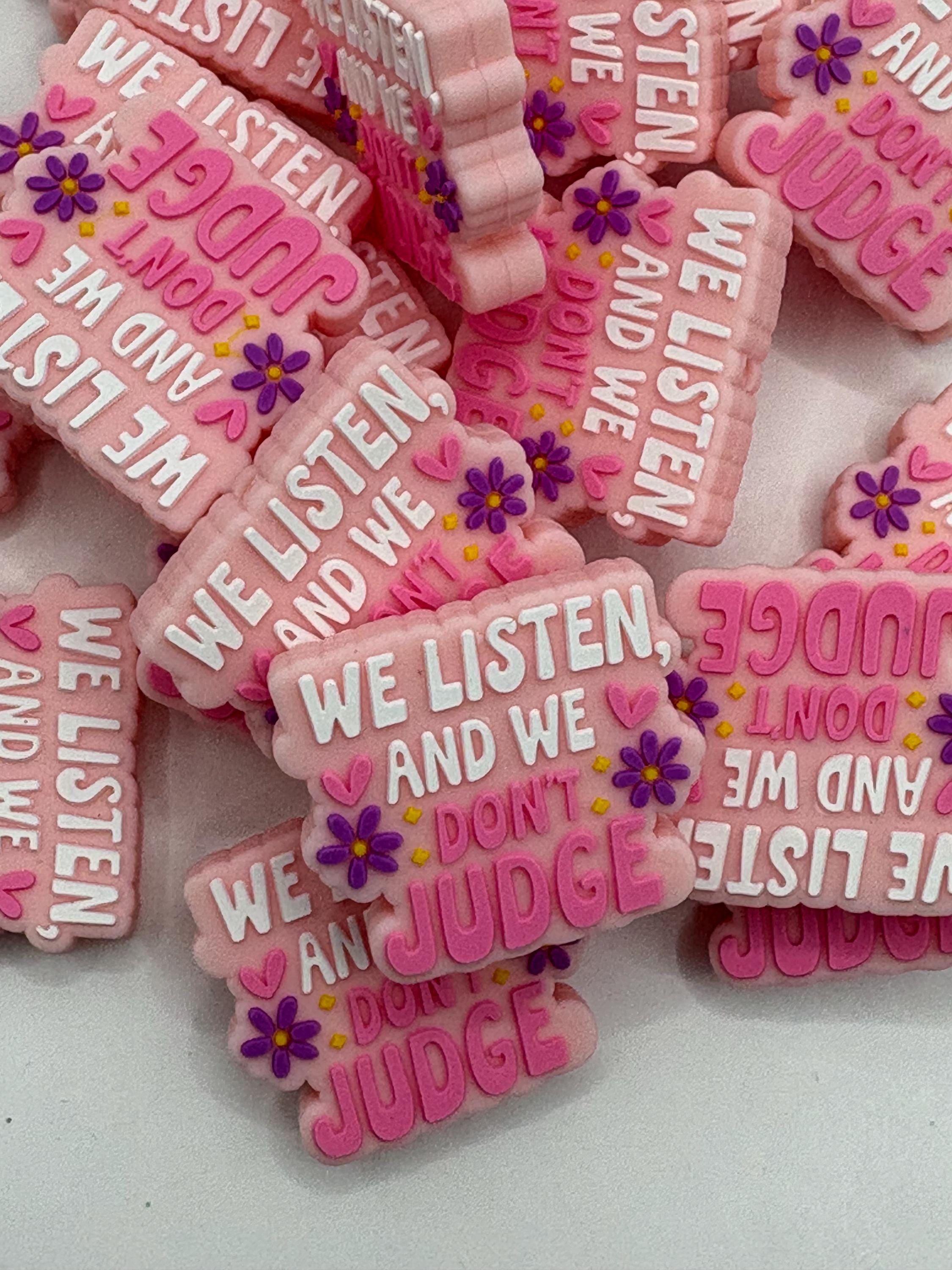 We Listen and We Don We Listen and Don’t Judge Bead Pens main image 0