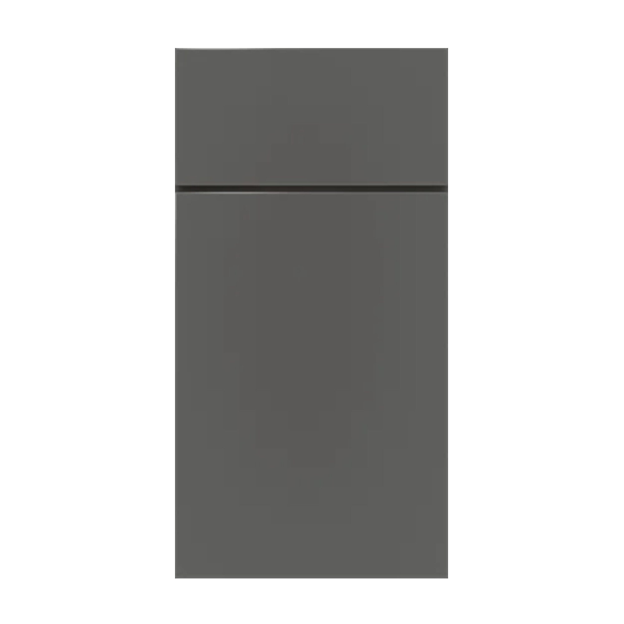 Gloss Grey Kitchen Frameless European Style Kitchen