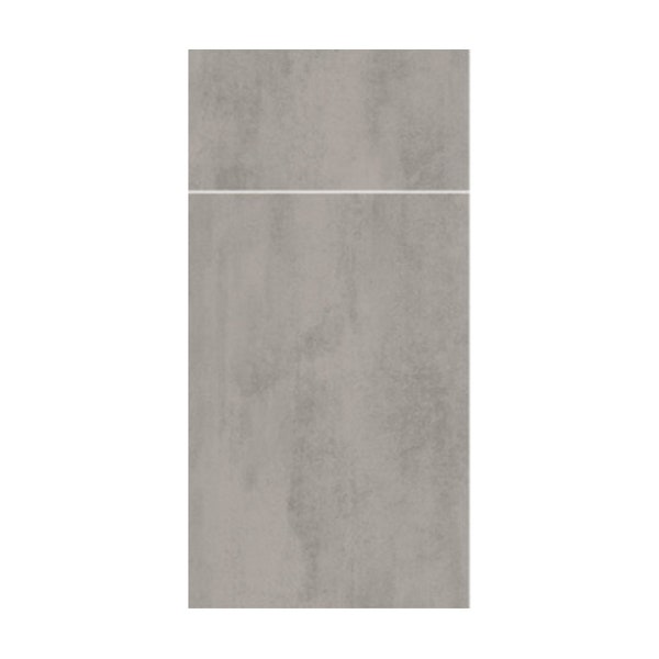 Concrete Gray European Sample Door | Matte Frameless Cabinets, European Style Kitchen Cabinets, Euro Cabinetry, Flat Slab Kitchen Cabinets