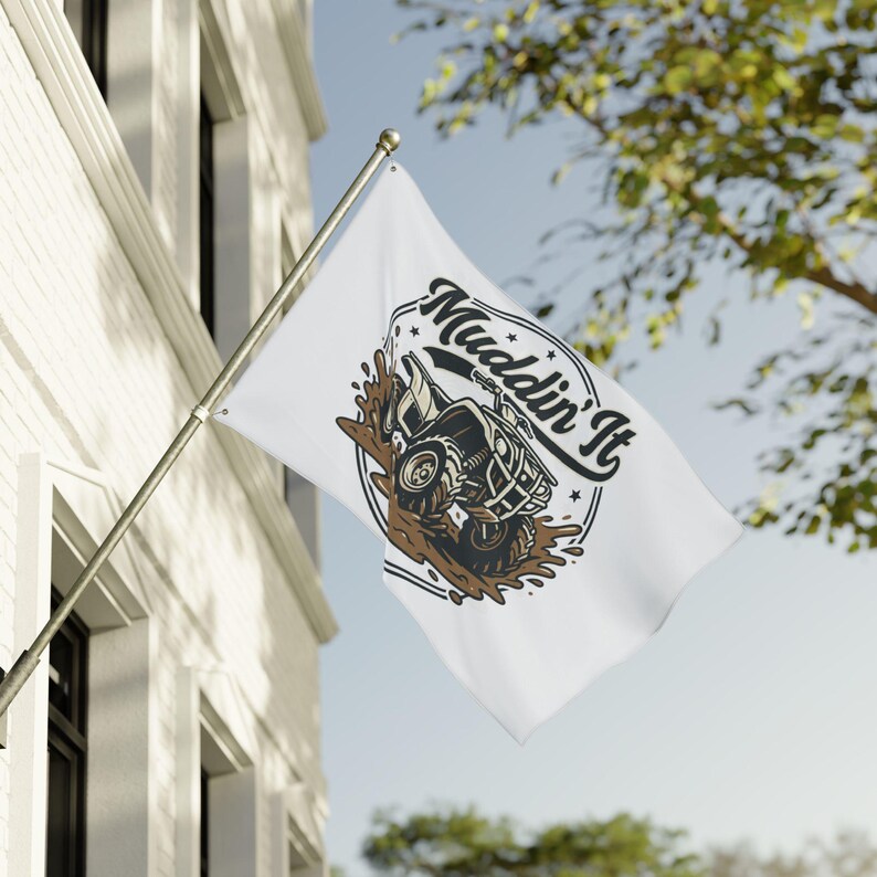 Bandeira para andar de quadriciclo na lama | Bandeira dupla face para uso externo, design para atolamento na lama imagem 16