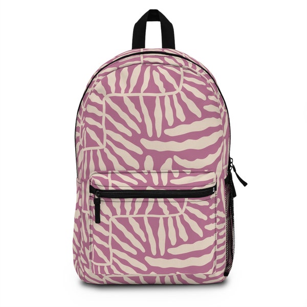 Pink Backpack, Tropical Backpack, Back to School, Teen Gift