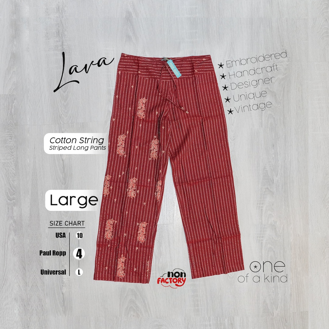 Designer Paul Ropp Pant With Unique Design, Vintage Style Pant, Unique ...