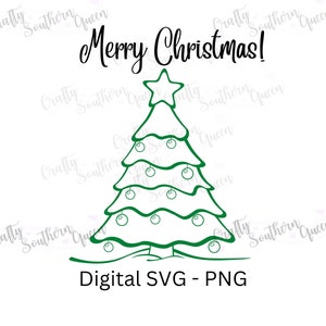 Feliz Natal svg - Árvore de Natal svg