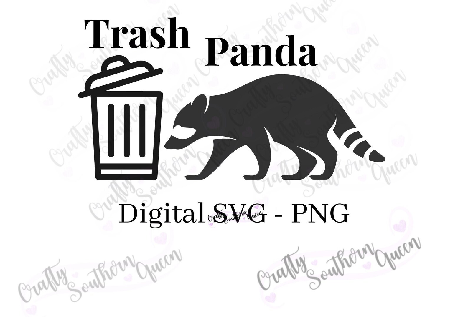 Trash Panda Svg Raccoon Svg Funny Svg Etsy