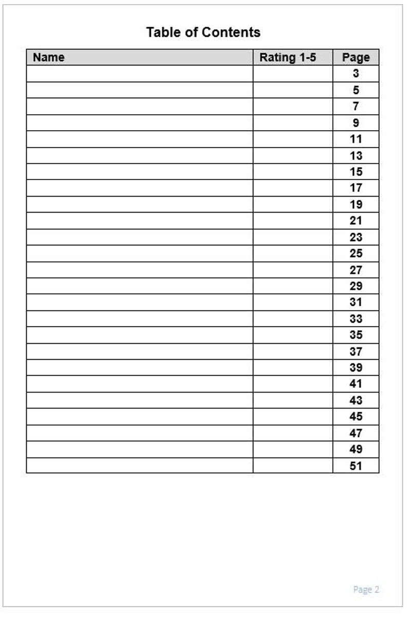 Wine Journal Template Etsy