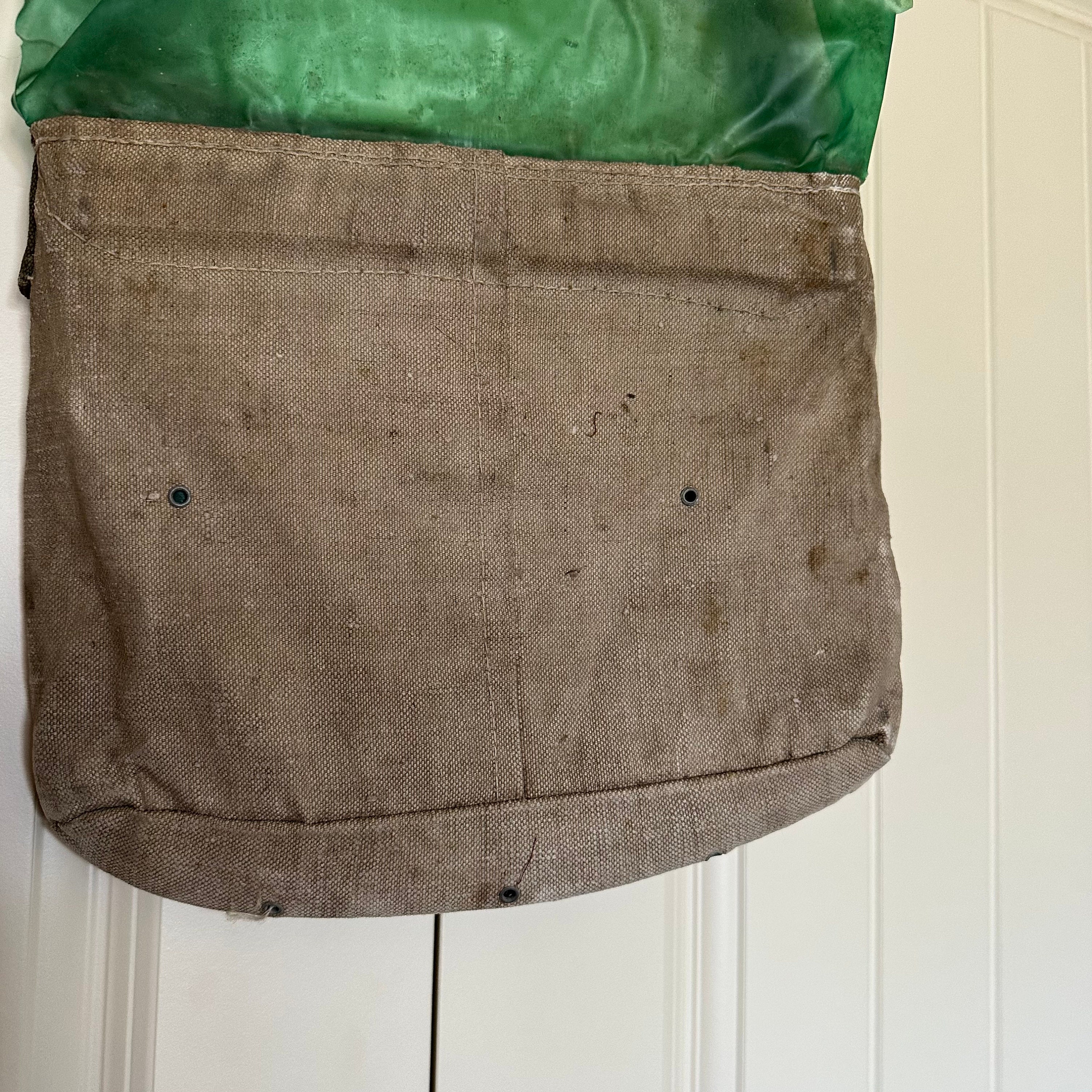 Vintage Fishing Creel, Arctic Creel, Arcticreel, Flax Linen, Fishing Decor,  Fathers Day Gift Basket, Gift Box, Olive Green Adjustable Strap 