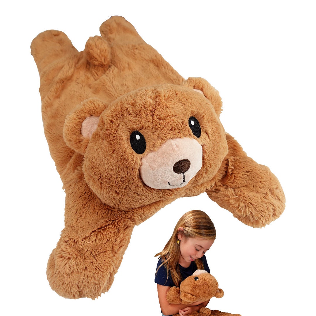 Teddy Bear Weighted Stuffed Animal, Weighted Lap Pad for Kids and