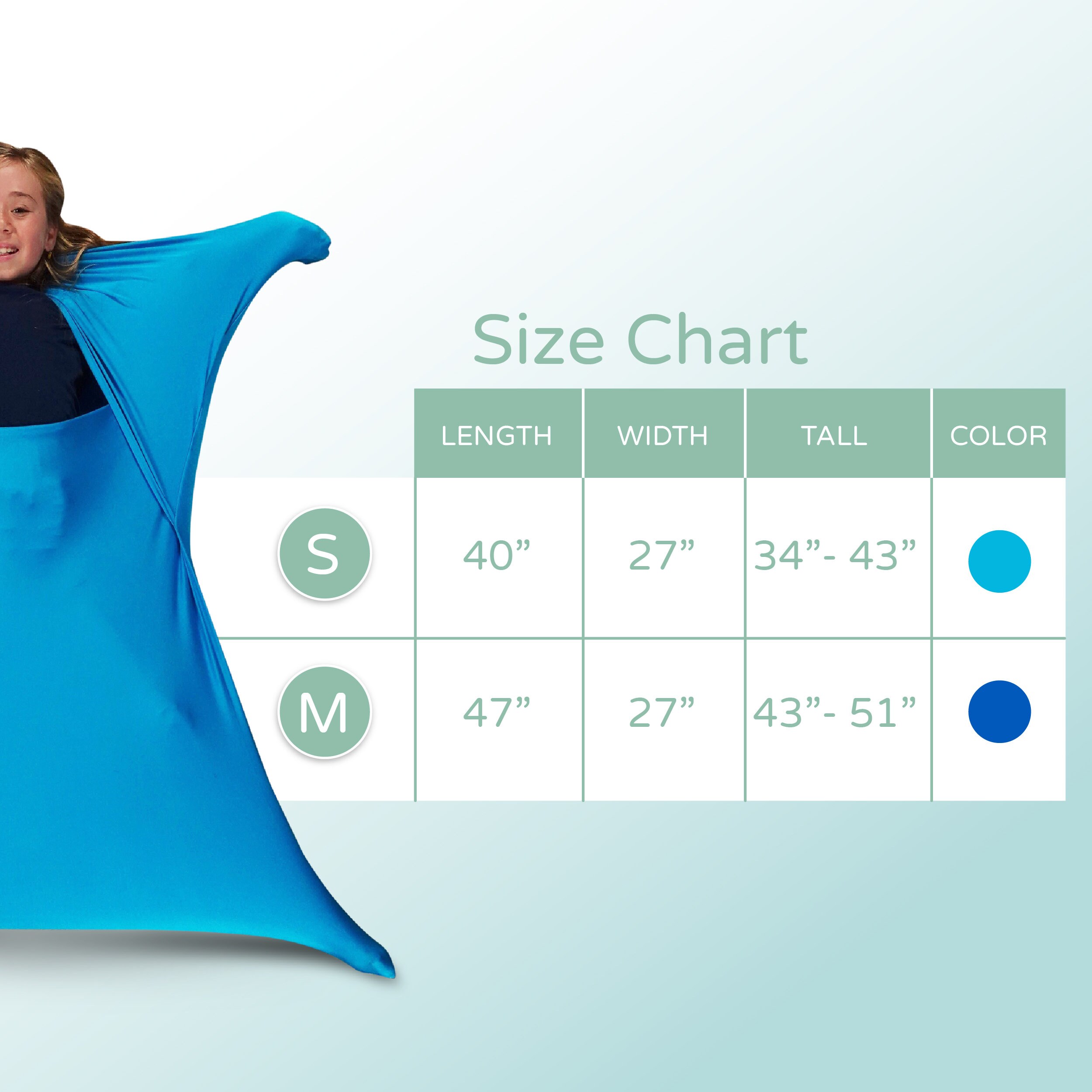 Sensory Body Sock For Kids - Lycra Exploration Sack For Balance & Coordination - Extra Small (2-4 Years)