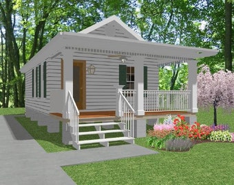 1 bedroom tiny home 432 sf house home architectural building residential floor plans construction documents PDF