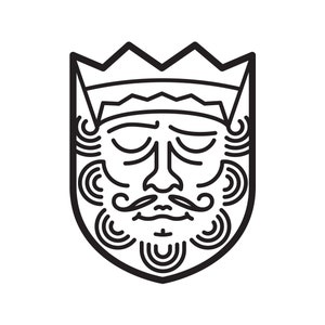 Descarga digital de King Crest, SVG, PNG, JPG
