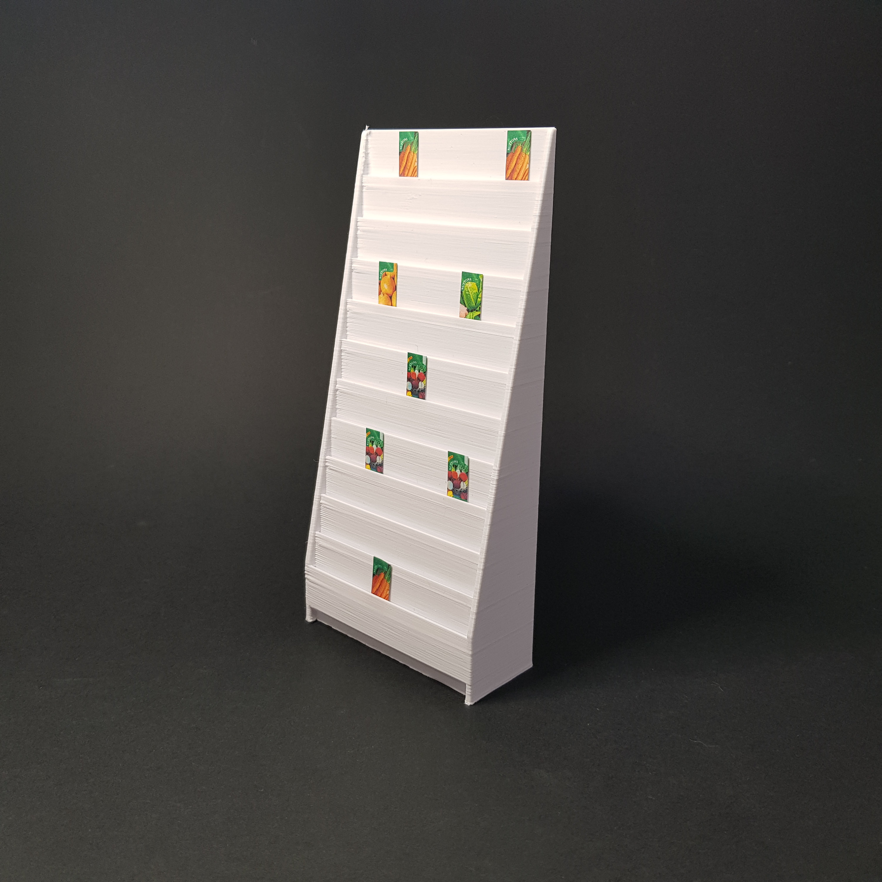 Miniature Card Racks Greeting Card Display Racks - 2 Designs - Miniature Furniture 1/12 ...