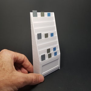 Présentoirs pour cartes de voeux - 2 modèles - meubles miniatures à l'échelle 1/12, fichiers STL numériques pour impression 3D