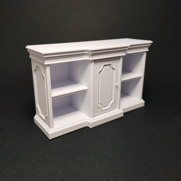 Miniature Cabinet with working door - Miniature Furniture 1/12 scale, Digital STL files for 3d Printing