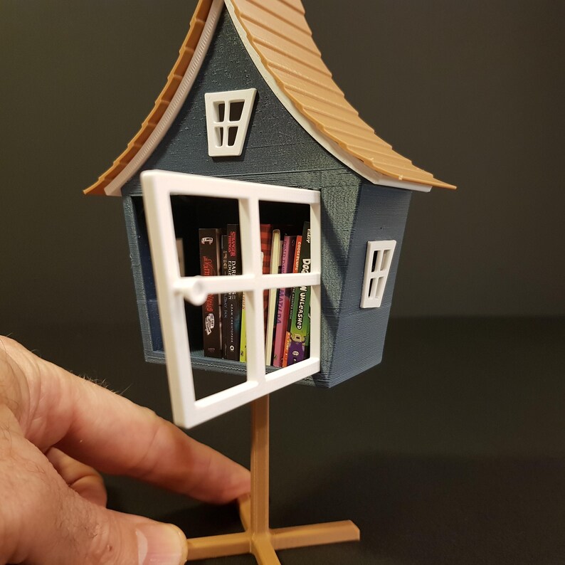 Miniature Community Book Library for Mini Books, Digital STL Files for ...