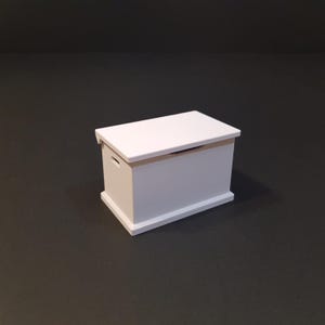 Miniature Chest with working lid - Miniature Furniture 1/12 scale, Digital STL files for 3d Printing
