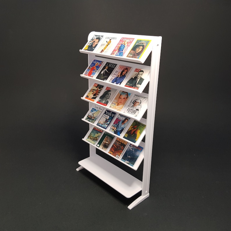 Magazine Rack - Miniature Furniture 1/12 Scale, Digital STL Files for ...
