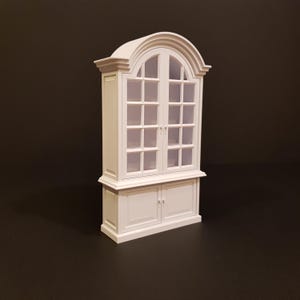 Miniatyrskänk med 4 dörrar - Miniatyrmöbler skala 1/12, digitala STL-filer för 3D-utskrift