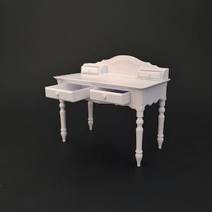 Escritorio francés en miniatura - Muebles en miniatura a escala 1/12, archivos STL digitales para impresión 3D