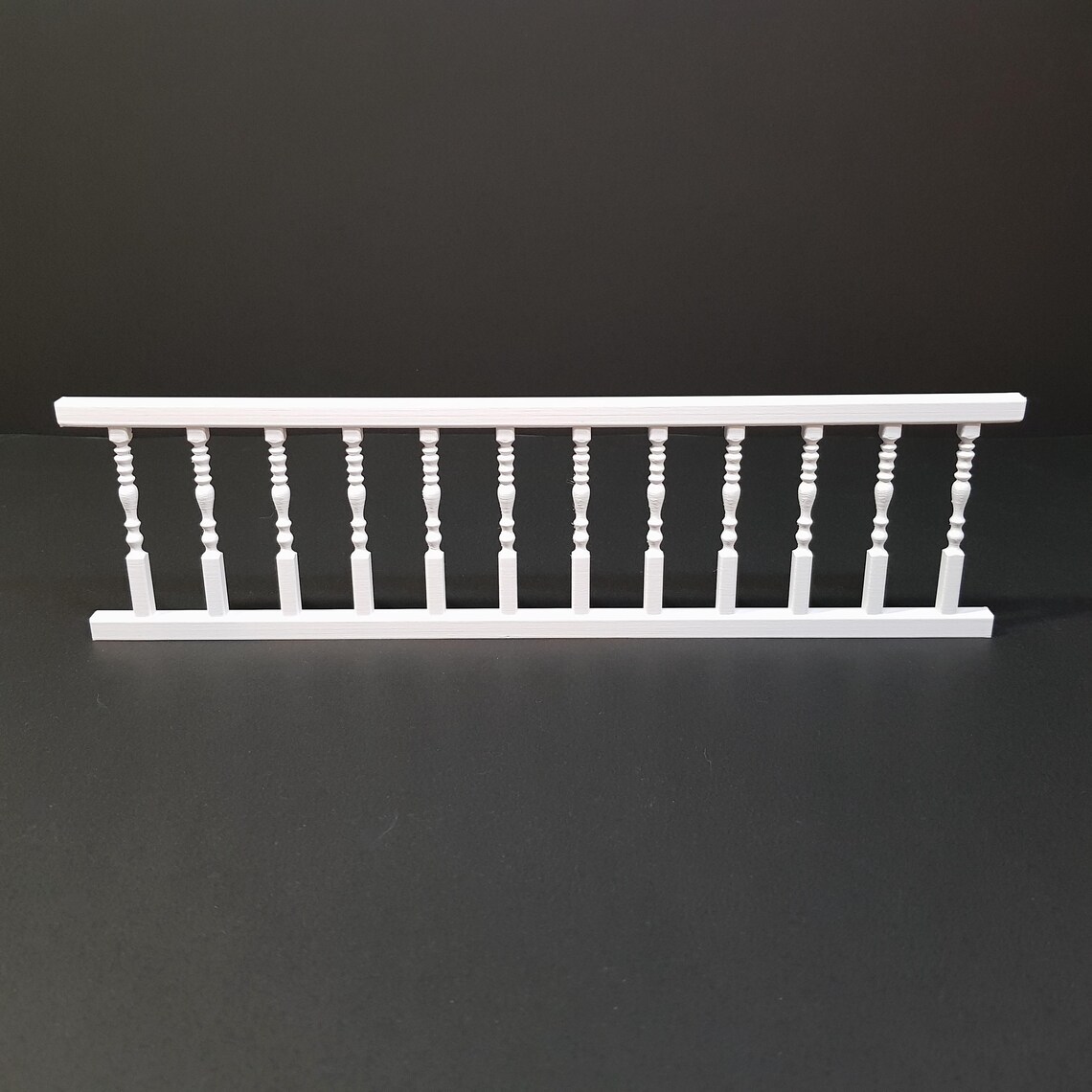 Miniature Wooden Railings Kit 1/12 Scale, 10 Different Panels Included ...