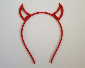 Devil Horns Headband - Digital STL file for 3D printing