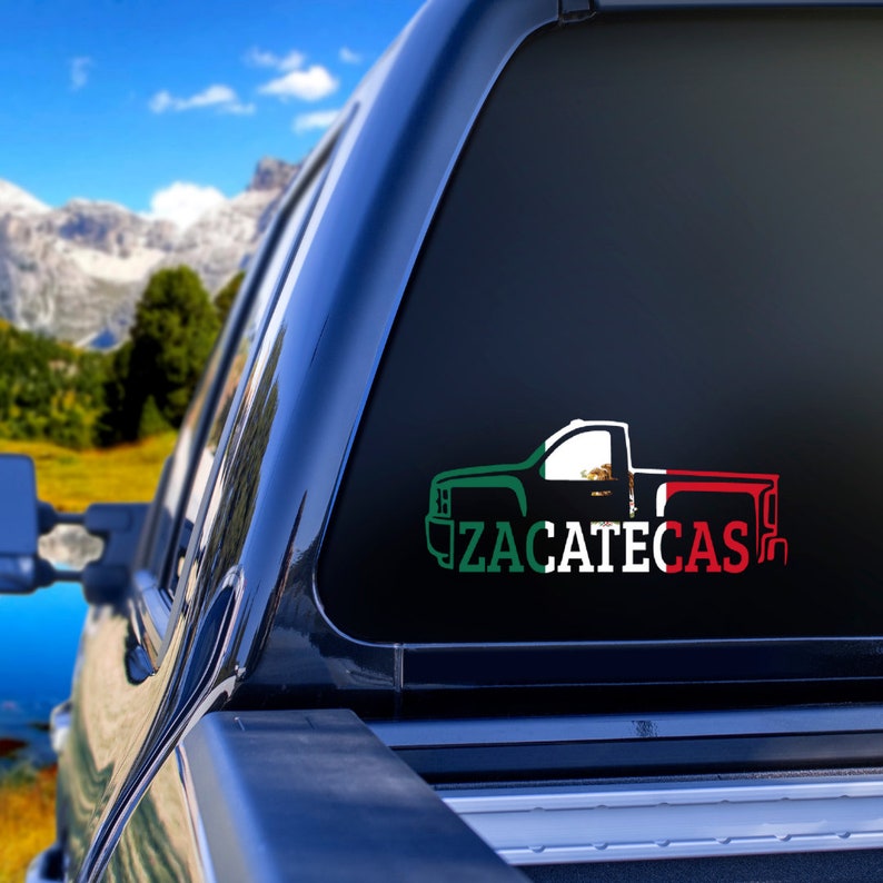 ZACATECAS Sticker Decal Estados De Mexico TRUCK Window Decal Etsy