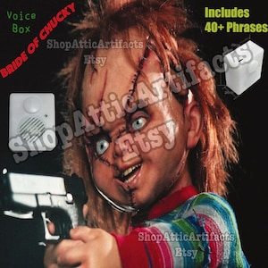 Bride of Chucky Seed Voice Box 40+ Phrases Brad Dourif