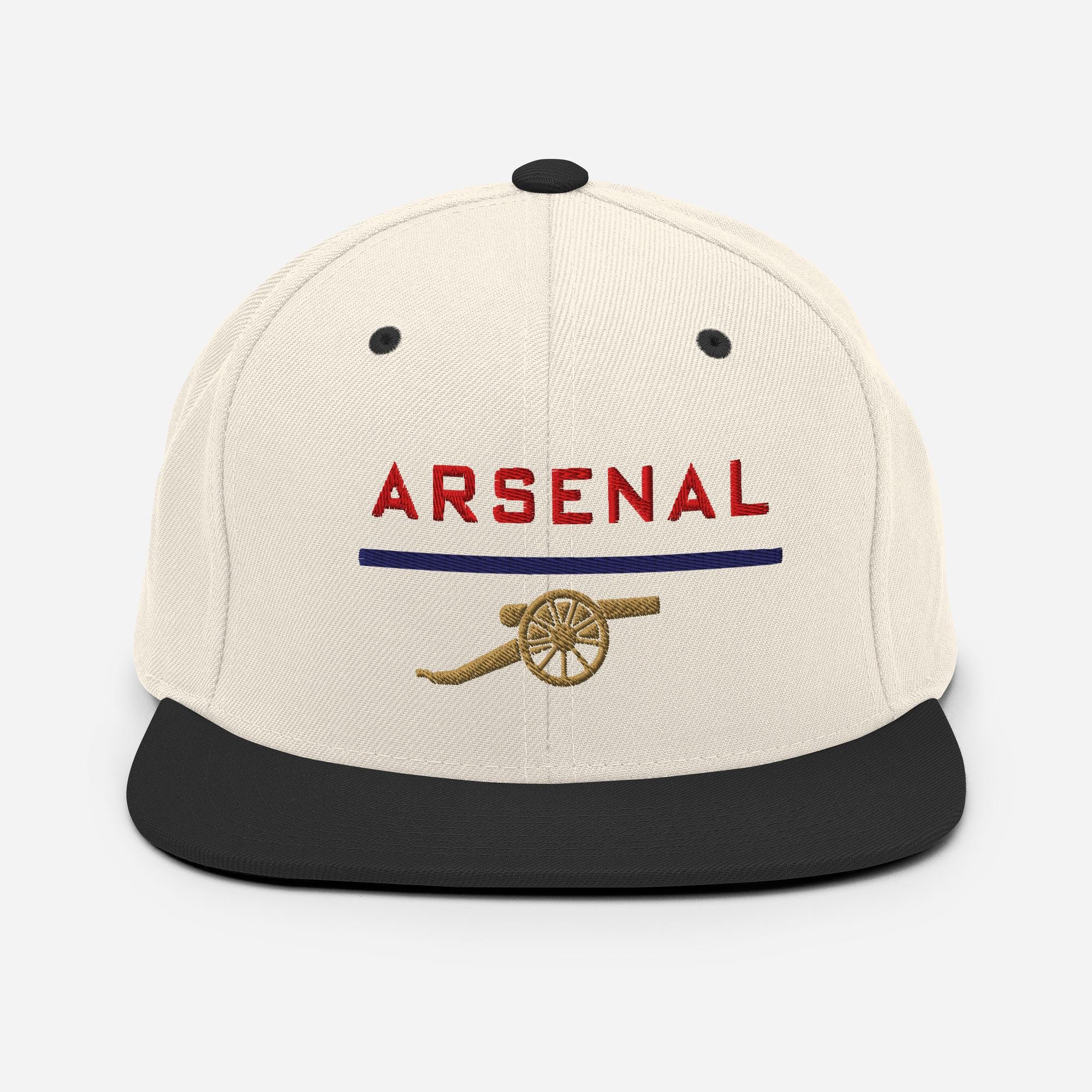 Cappellino Arsenal FC, 100% Cotone, Taglia Unica, Con Licenza Ufficiale