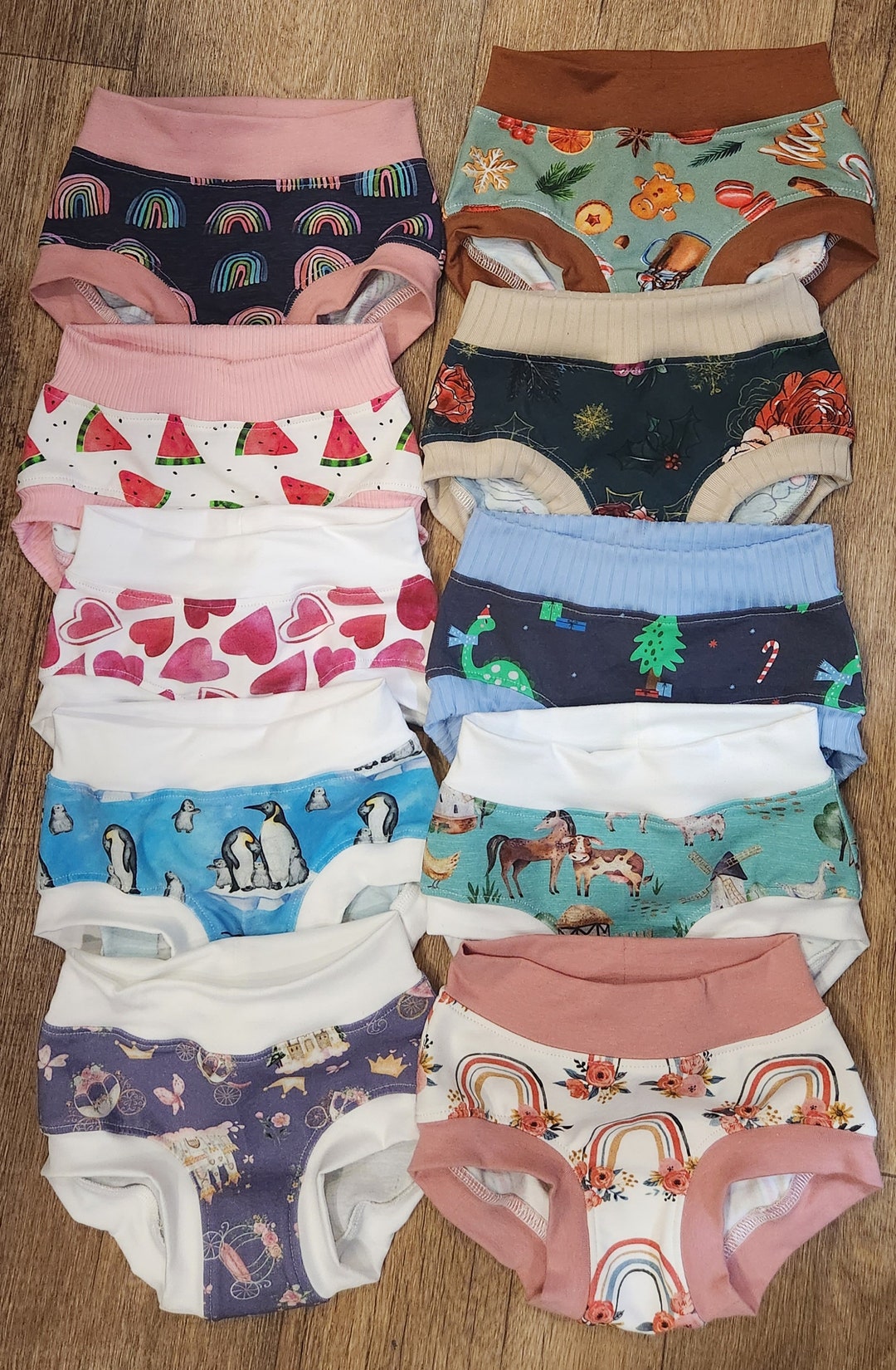 Girl's Panties, Boy's Underwear Briefs, Unisex Kids Underwear, No