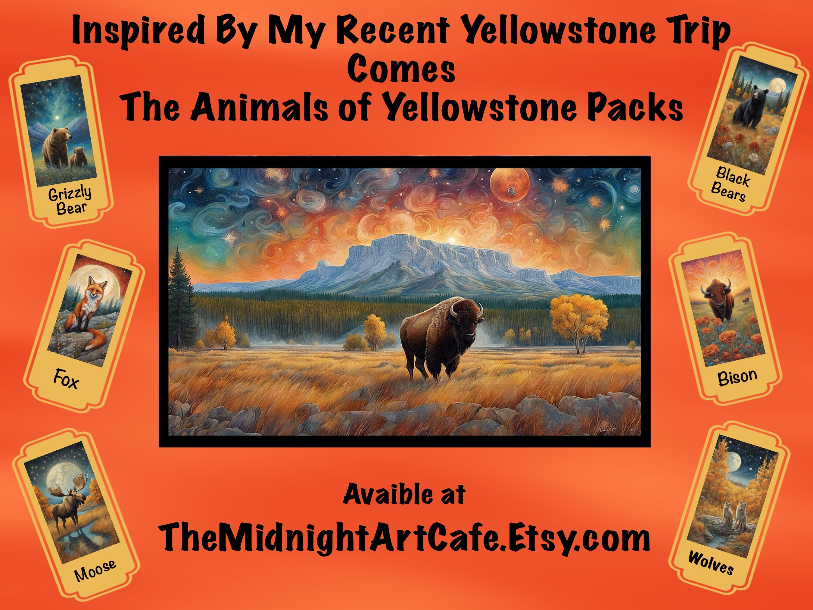 Black Wolf set 1, Fall Phone Wallpaper, iPhone Wallpaper, Android