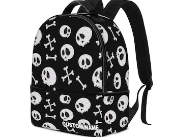 Sugar Skull Backpack, Day of the Dead Backpack, Candy Skull  display picture 3