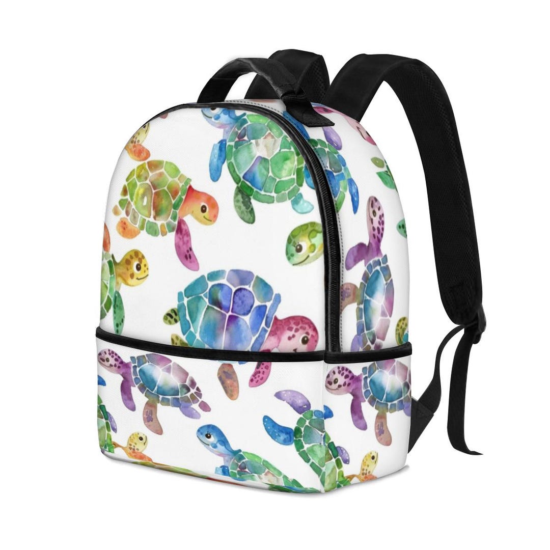 Computer Bag Turtle Turtles Backpack for Kids and Adults, Laptop Backpack, Turtles ...