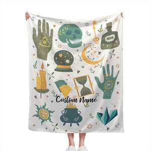 Esoteric Blanket Custom Name Blanket, Esoteric Throw Blanket, Esoteric Fleece Blanket, Esoteric Cozy Blanket, Esoteric Blanket, Custom Gift