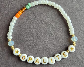 Friendship bracelet "Opalite"