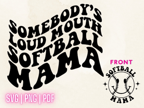 Softball Mama Retro Style Softball Mama Retro Style