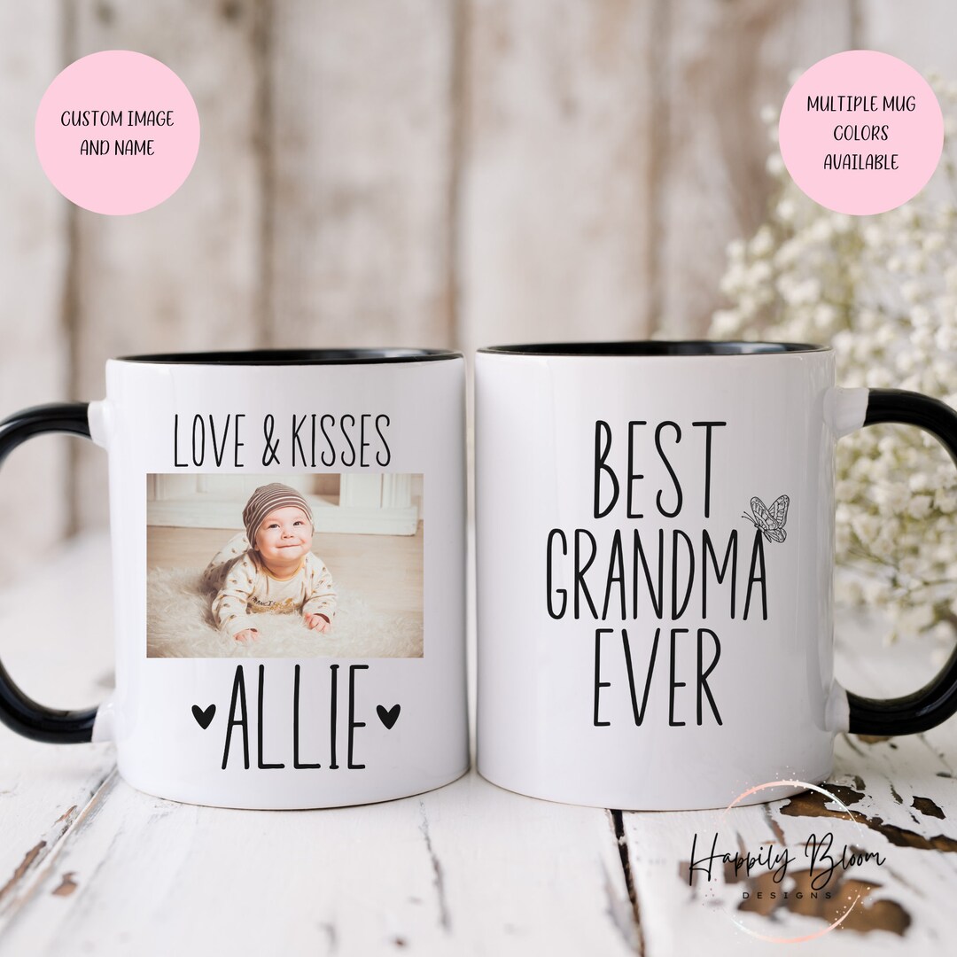 Best Grandma Ever Mug,personalized Mug With Picture,photo Mug for