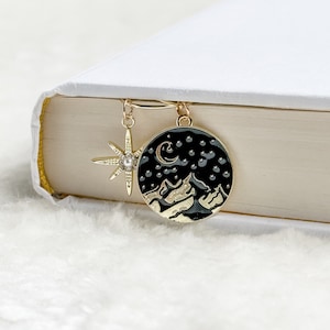 Velaris Pendant Charm Bookmark Paperclip, ACOTAR, TOG, SJM, Free Shipping, Fantasy Romance Charms, Bookish Gift