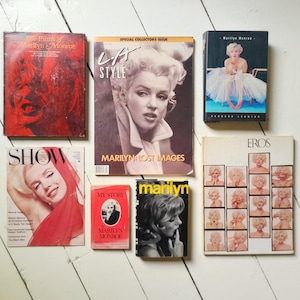 Vintage Marilyn Monroe Book & Magazine Collection: American Icon Fan Bundle