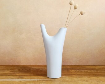 Stig Lindberg Veckla Vase: 1950s Gustavsberg, Swedish Design