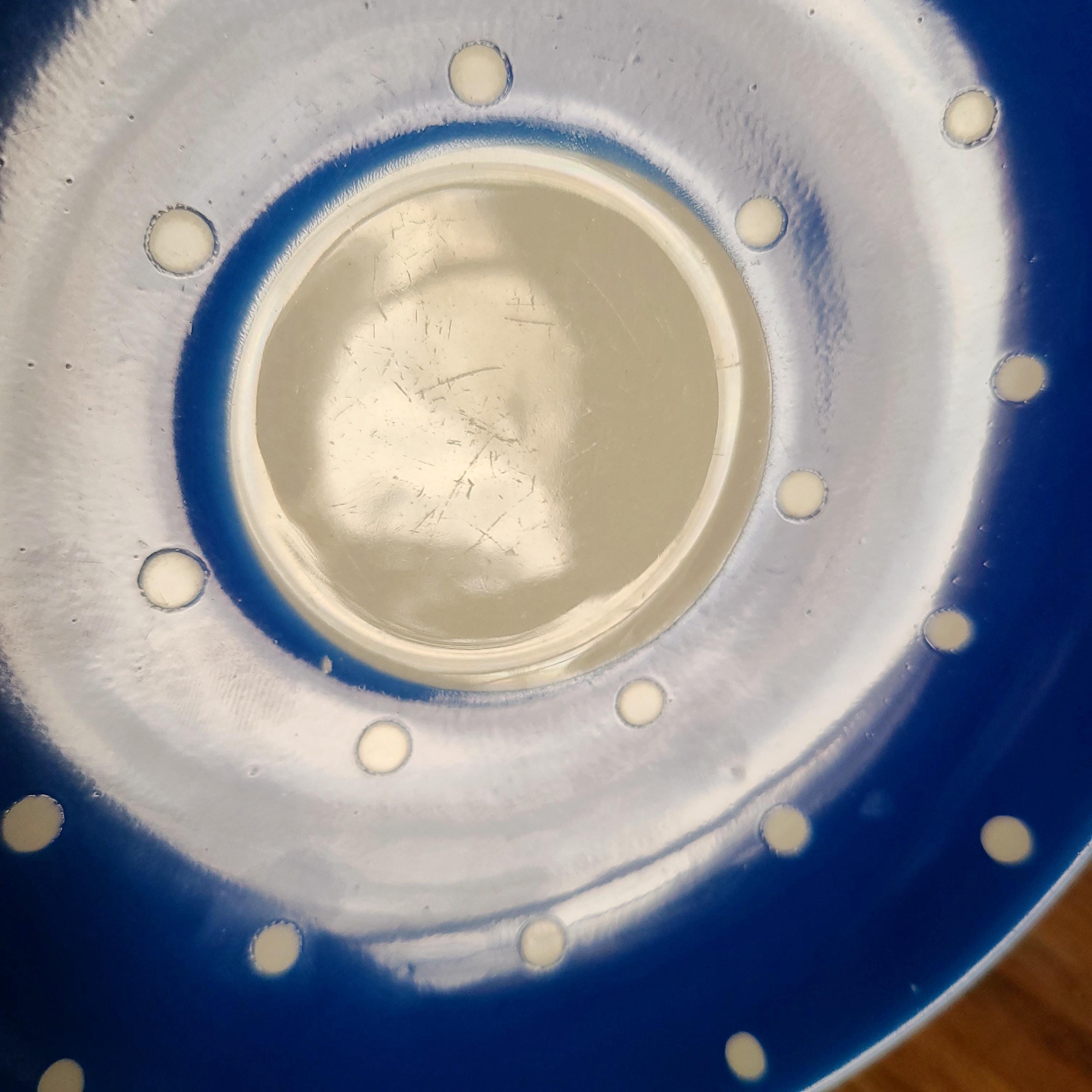 Upsala-ekeby Gefle Amanita Blue Tea Cup Sets: 1950s Nordic