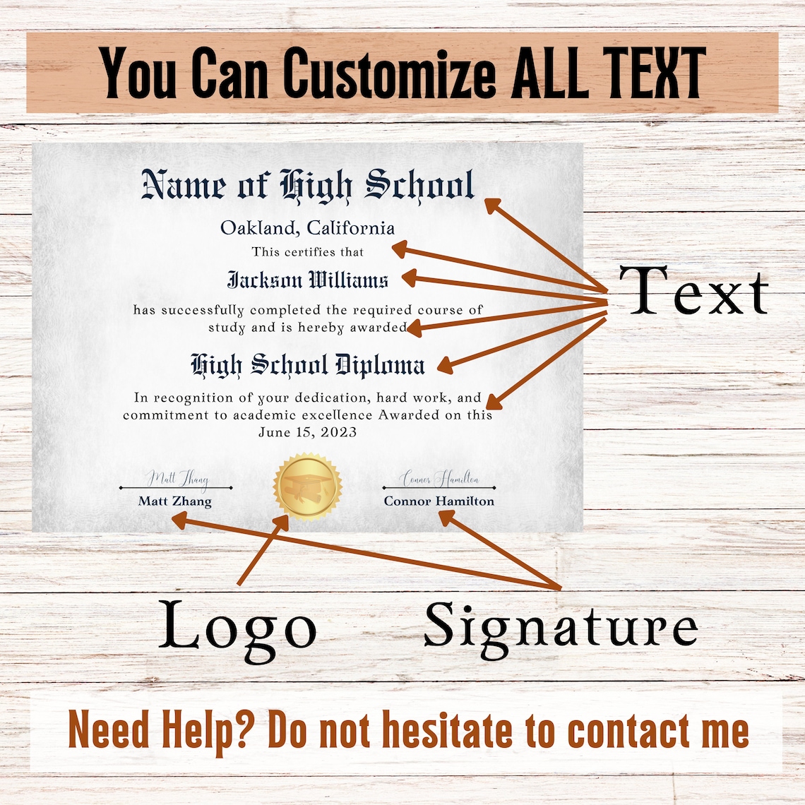 Fake Diploma Template, High School Diploma Templates, Customizable Fake Diploma Template, High School Diploma Templates, Customizable