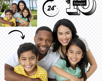 10-bildsbakgrundsborttagningstjänst: Transparent PNG (digital nedladdning)