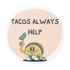 Adesivo de amor de taco
