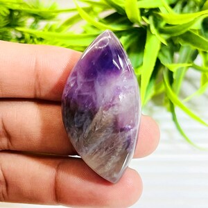 Natural Chevron Amethyst Gemstone Fully Polished Amethyst Cabochon Handmade Amethyst Gemstone Making For Jewelry.