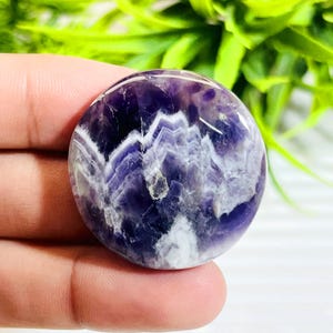 Natural Chevron Amethyst Gemstone Fully Polished Amethyst Cabochon Handmade Amethyst Gemstone Making For Jewelry.