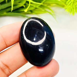 Black Obsidian Crystal / Obsidian / Tumbled Black Obsidian / Polished Black Obsidian / Black Obsidian Stone / Natural Black Obsidian